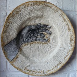 Fiber Platter featuring My Hand